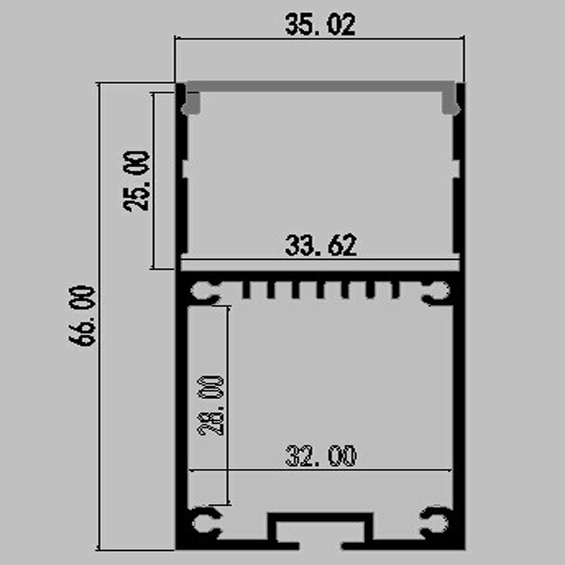 LED linear ASV- LNP66/ 1.430mm